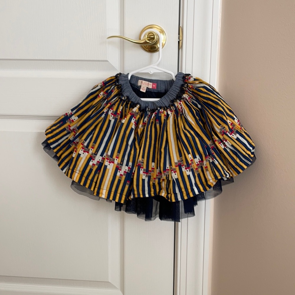 Pink Chicken pencil patter tulle skirt